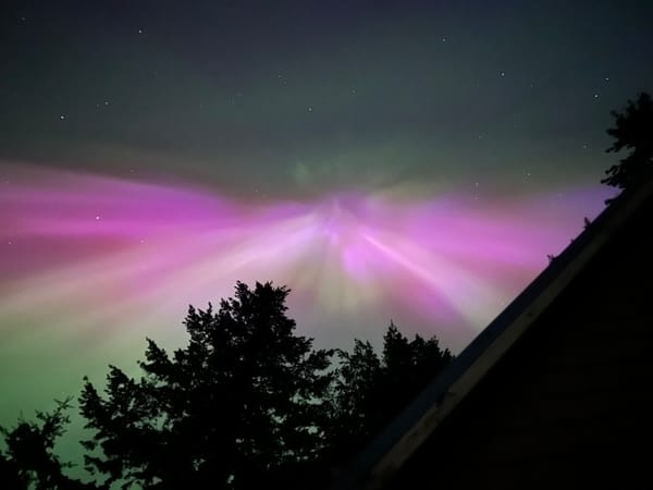Northern Lights, Mayne Island, BC